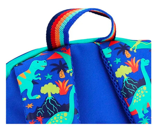 Perky Explorer Backpack - 14" Green Kids School Bag for Toddlers & Preschoolers