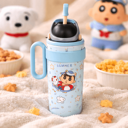 Crayon Shinchan 3D Character Tumbler with Straw
