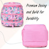 Beauty Girls School Bag by Hotshot | 17 Inch | 30L Water Resistant | 3D Embossed Design