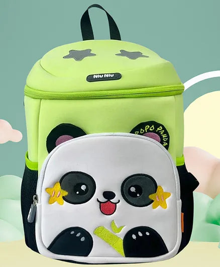 Perky Panda Adventure Backpack - Kids Plush Backpack with Removable Pouch