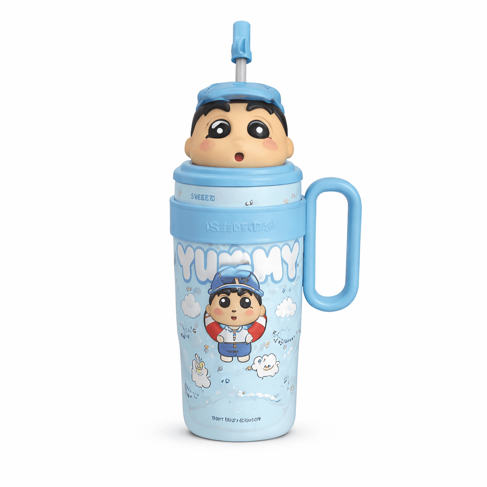 Crayon Shinchan 3D Character Tumbler with Straw