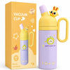 Happy Every Day 3D Bunny Thermos Sipper Bottle – 800ml