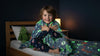 Glow-in-the-Dark Dinosaur Fleece Blanket
