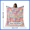 Unicorn Star Queen-Size Fleece Blanket