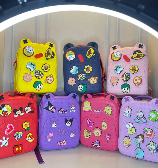 Silicone Backpack with DIY Jibbitz