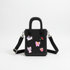 Black Silicone Jibbitz Bag