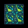 Blue Dino Glow Blanket – Flat Lay Glow