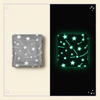 Grey Star Glow Blanket – Split View