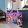 Holographic Tote Bag – Trendy Transparent Bag
