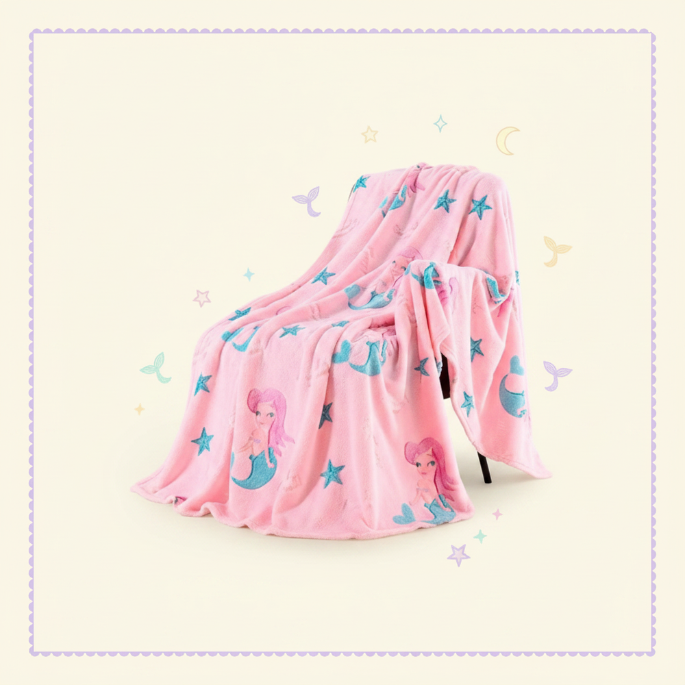 Mermaid Glow Blanket – Hero Flat Shot