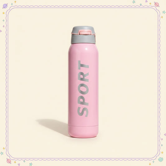Pink Sport Bottle – Front