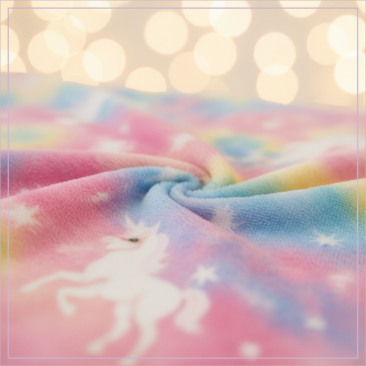 Rainbow Unicorn Blanket – Texture