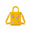 Yellow Silicone Jibbitz Bag